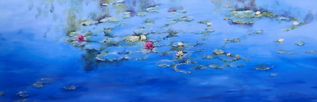 Painting of water lilies